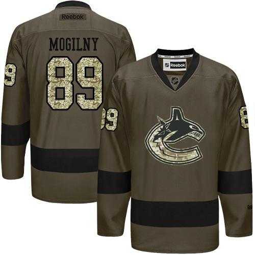 Glued Vancouver Canucks #89 Alexander Mogilny Green Salute to Service NHL Jersey,We sell and wholesale Glued Vancouver Canucks #89 Alexander Mogilny Green Salute to Service NHL Jersey on line form chian!